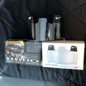 nike mirror football visor